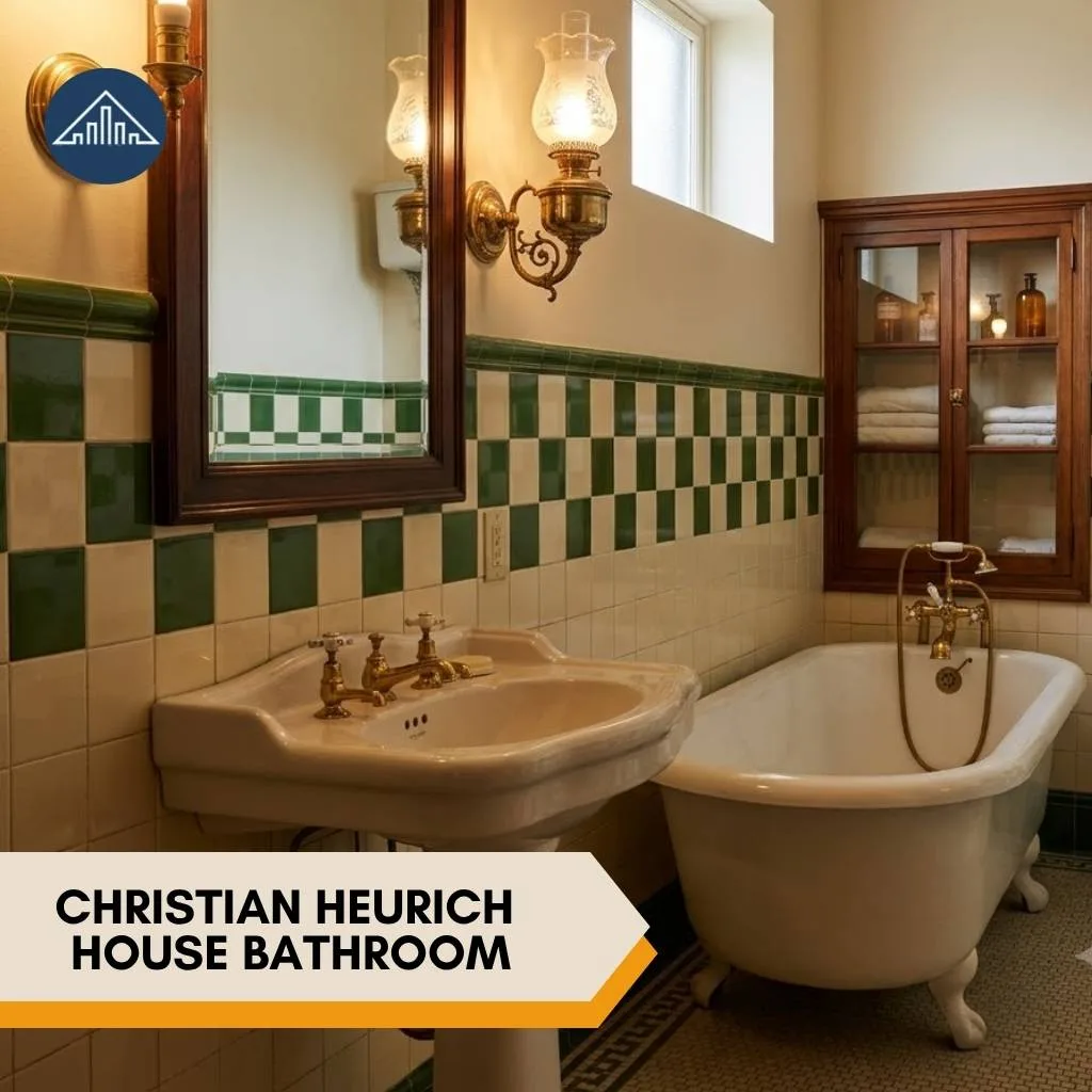 Christian Heurich House: Historic $15 Million Washington, D.C. Brewmaster Castle 5 Christian Heurich House Bathroom