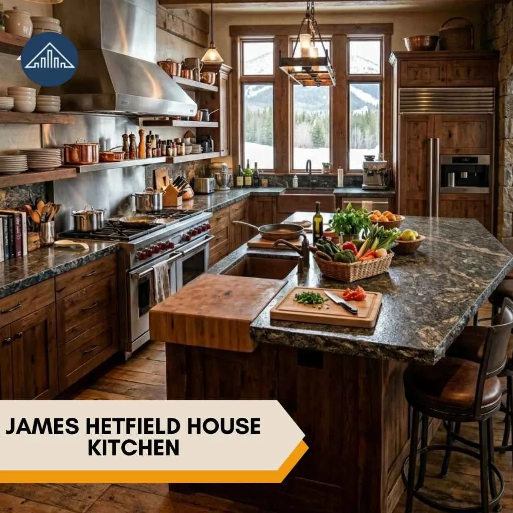 James Hetfield House: Inside His $27.5 Million Vail, Colorado Mansion 7 James Hetfield House kit chen