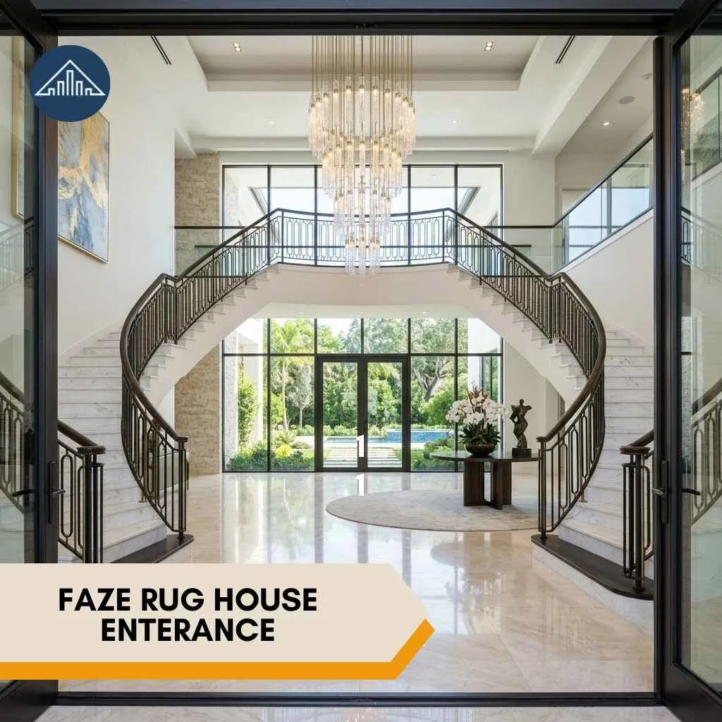 FaZe Rug House: Inside His $4.4 Million Poway Mansion 🏡 3 FaZe Rug House enterance