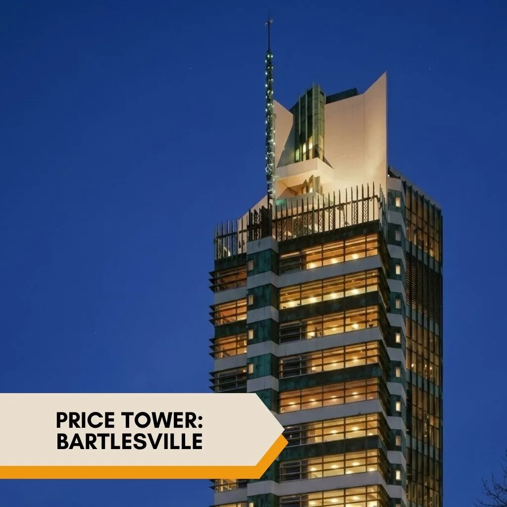 Frank Lloyd Wright Houses:Most Architectural Iconic Homes You Need to Visit 9 Frank Lloyd Wright Houses Price Tower: Bartlesville, Oklahoma