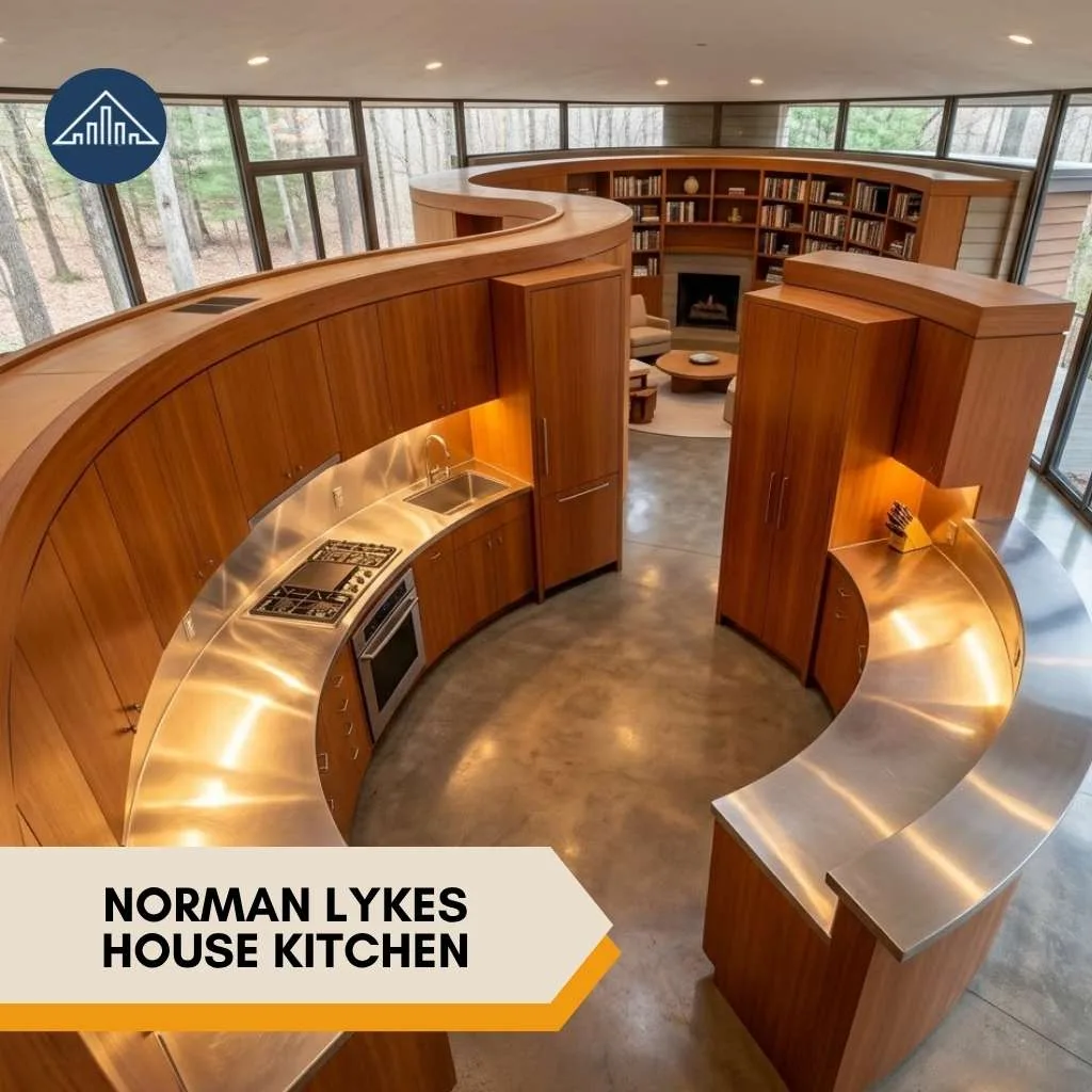 Norman Lykes House: Frank Lloyd Wright's $8.9 Million Phoenix, Arizona Mansion 7 Norman Lykes House kitchen