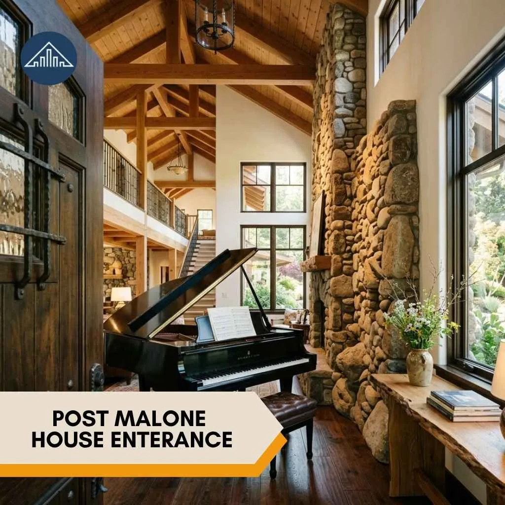 Post Malone House enterance