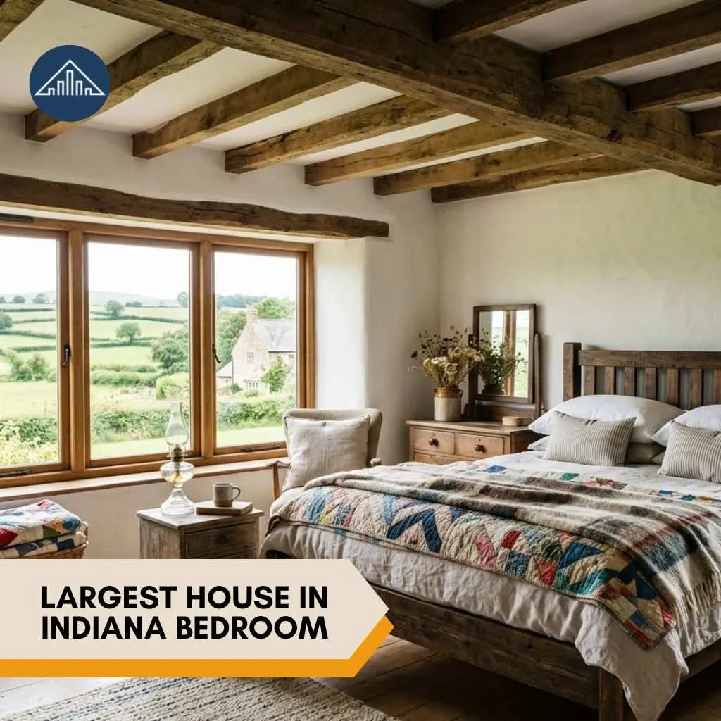 Largest House in Indiana bedroom