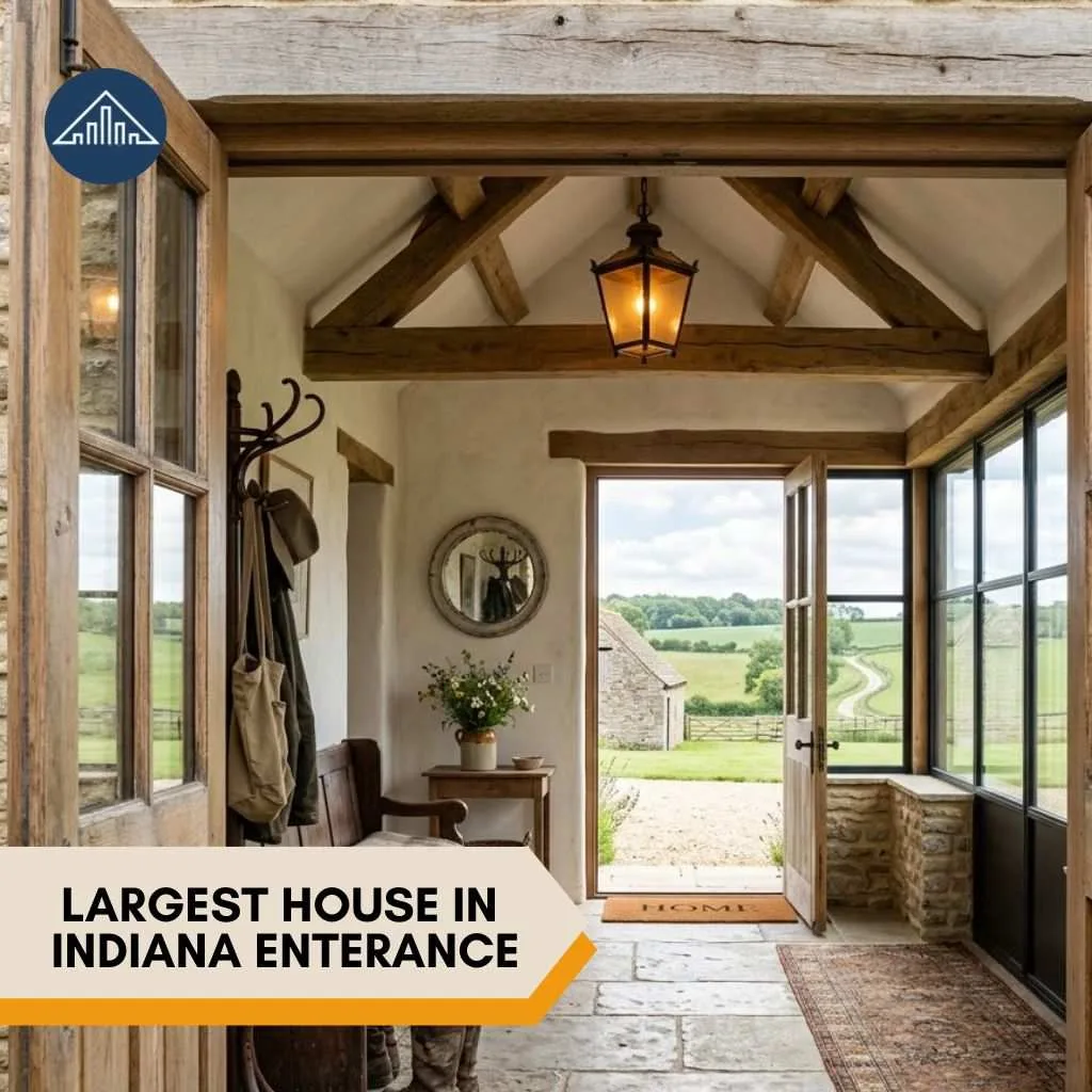 Largest House in Indiana enterance