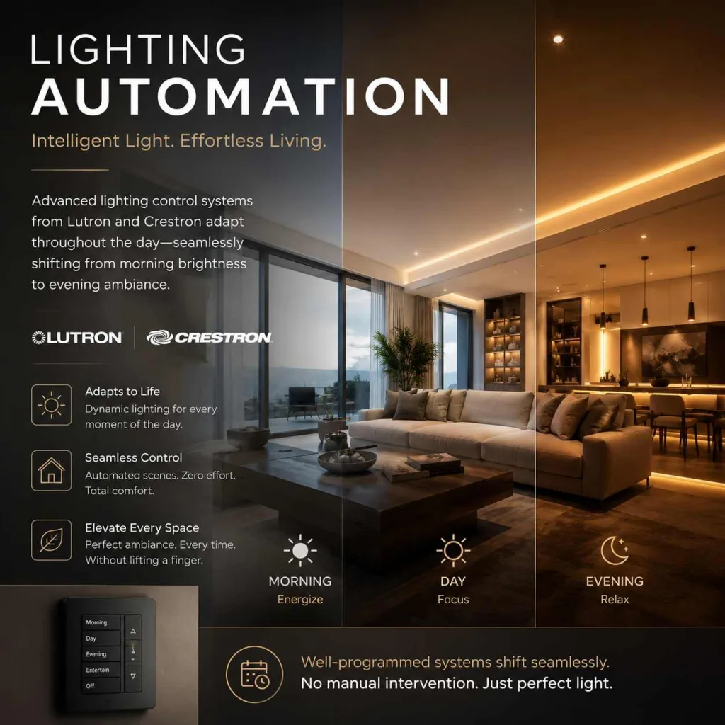 Luxury Interior Design: Where Elegance Meets Purpose 11 luxury interior design Lighting Automation