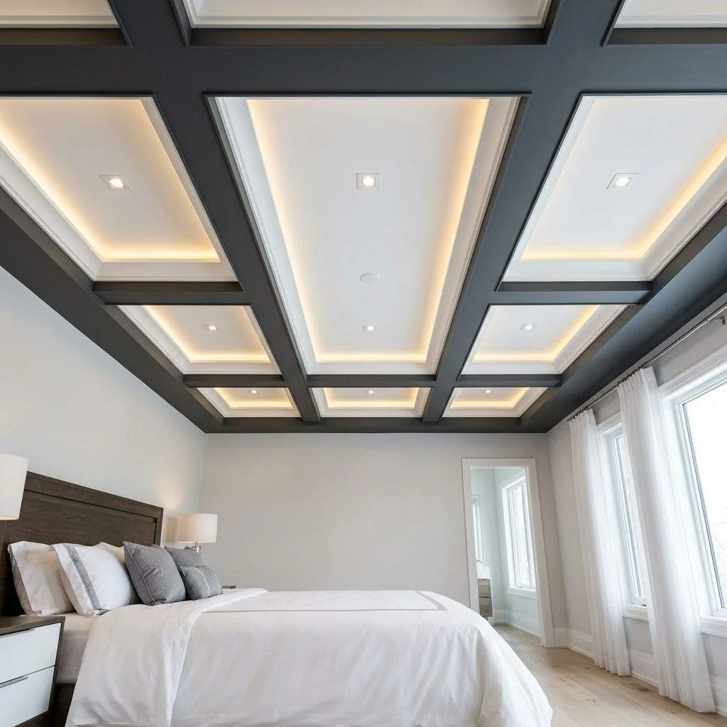 Install a Coffered or Tray Ceiling