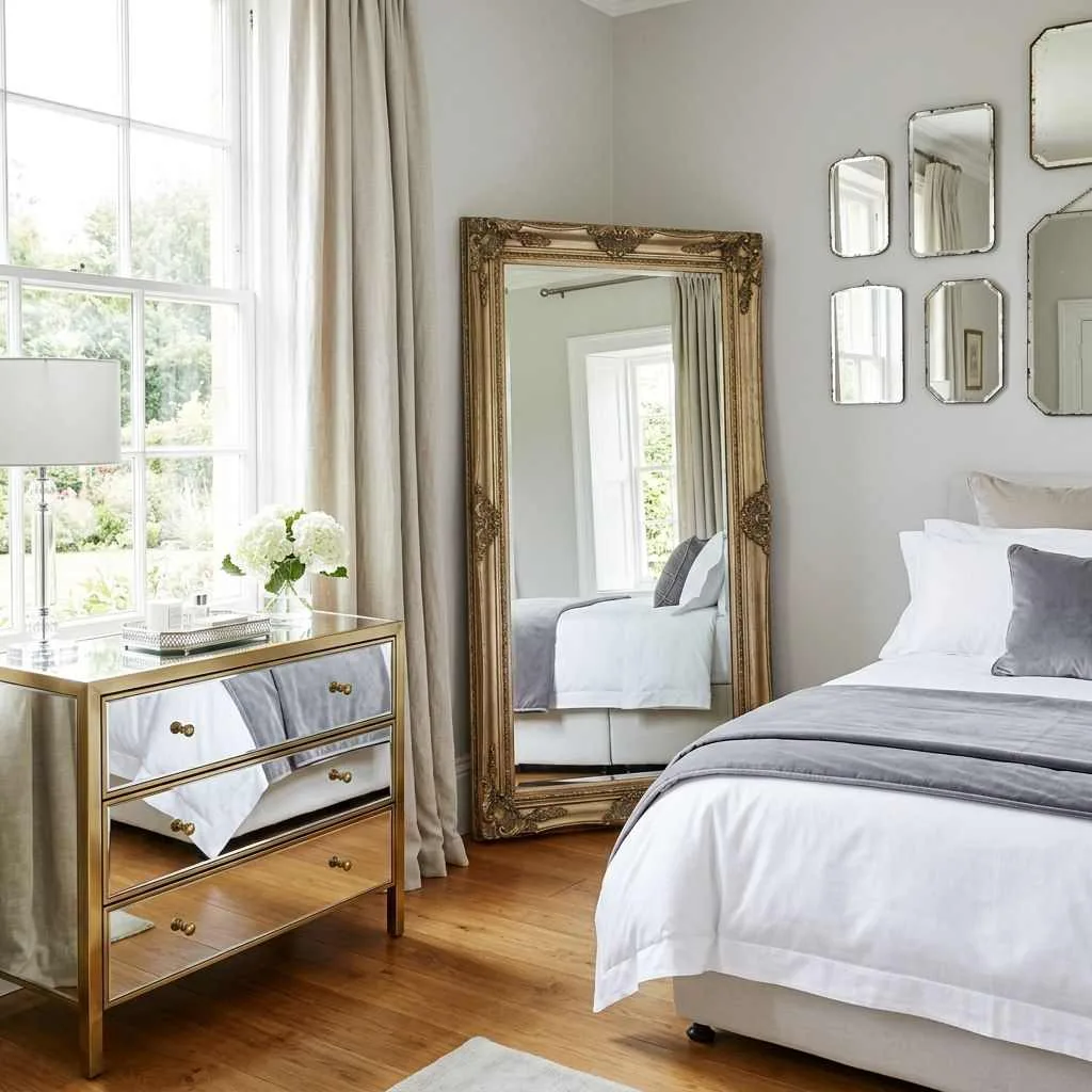 Add Mirrors Strategically for Light and Space