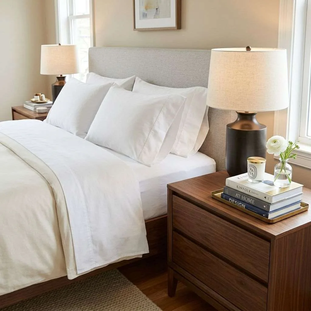 Invest in Thoughtful Bedside Styling