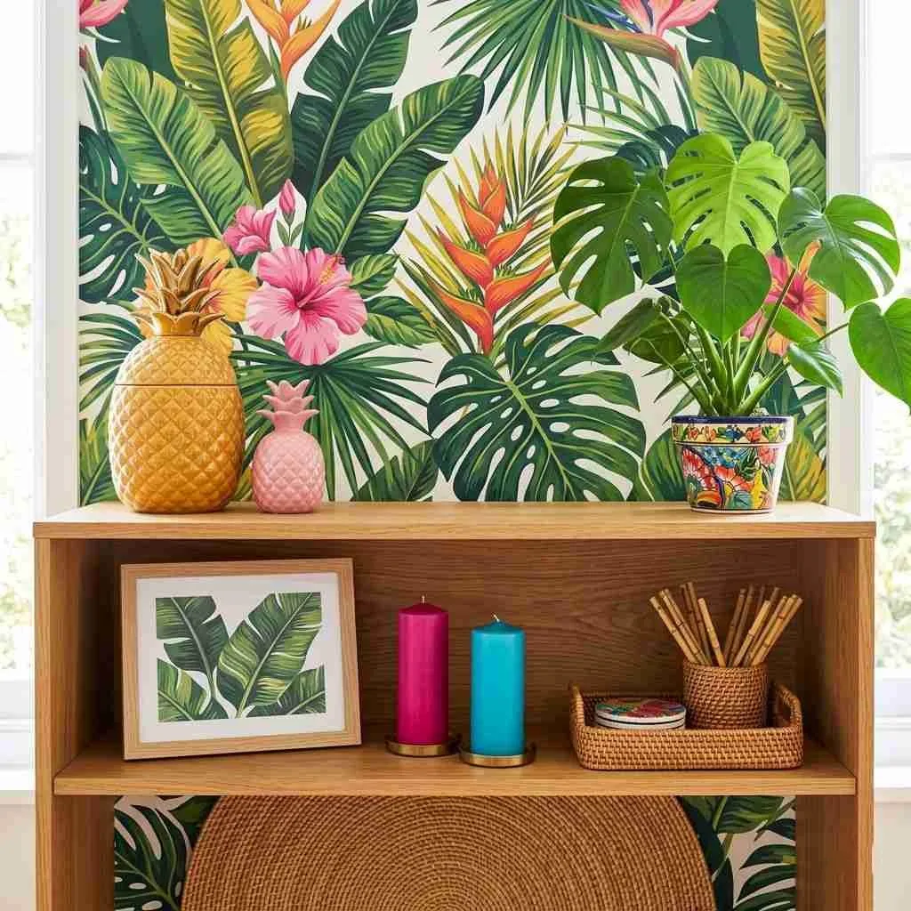 Go Tropical with Bold, Graphic Prints and Colors