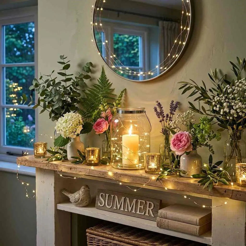 String Fairy Lights for a Magical Summer Evening Glow