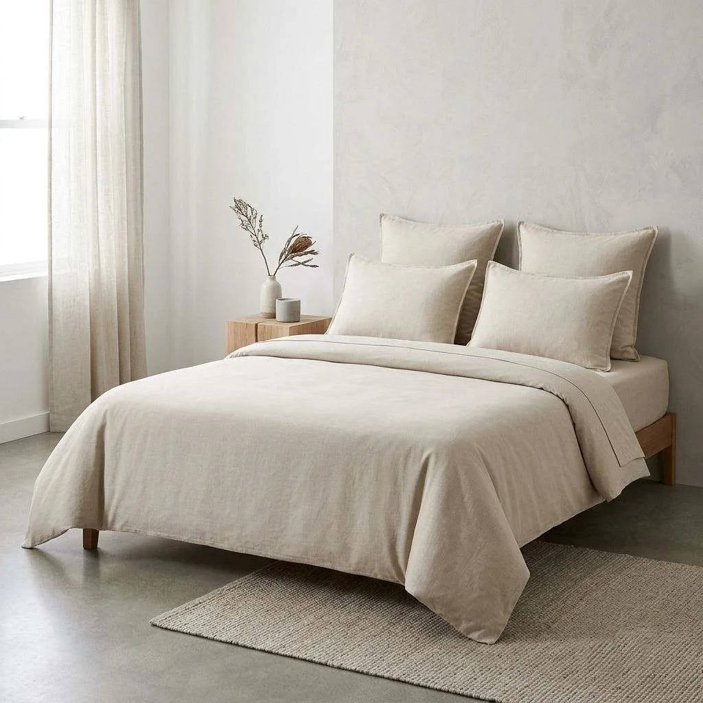 15 Minimalist Small Bedroom Ideas to Make Your Space Feel Bigger and Better 10 Go Monochromatic with Your Bedding and Linens