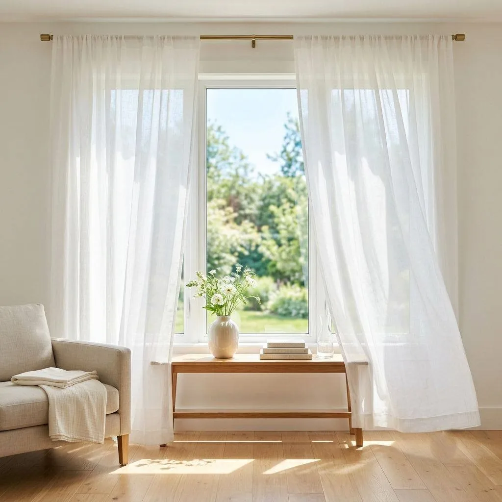 Maximize Natural Light with Sheer Curtains