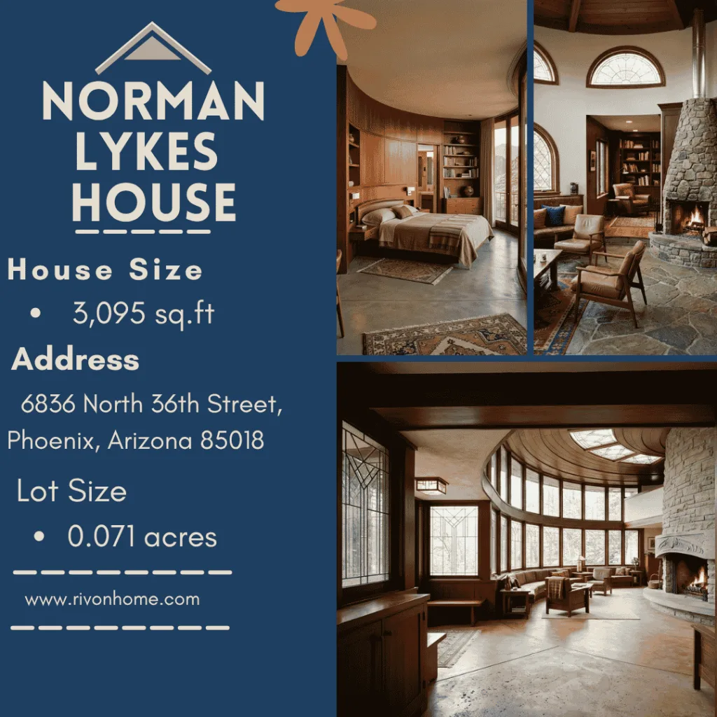 Norman Lykes House: Frank Lloyd Wright's $8.9 Million Phoenix, Arizona Mansion 2 Norman Lykes House banner