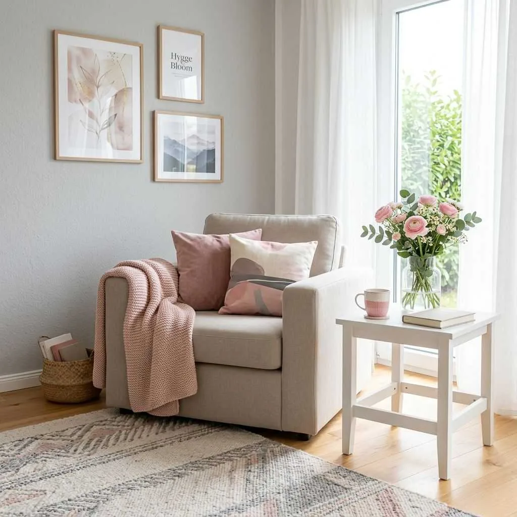 15 Pink Small Bedroom Ideas for Cozy Stylish Spaces 12 Pink Accents on Neutral Base