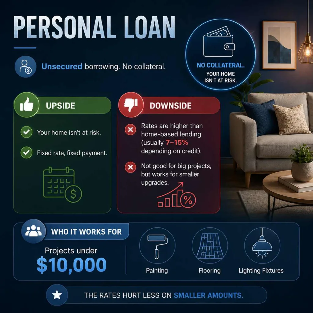 Home Upgrading Mintpalment: A Real Architect's Guide to Smart Renovations That Add Value 6 Home Upgrading Mintpalment Option 4: Personal Loan