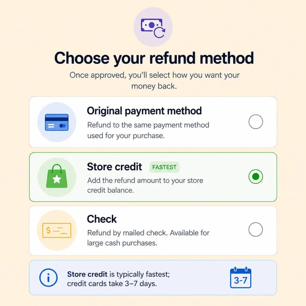 Floor and Decor Return Policy: A Practical Guide for Homeowners and Designers 8 Floor and Decor Return PolicyThe Return Process: Step-by-Step Step Step 4: Choose your refund method