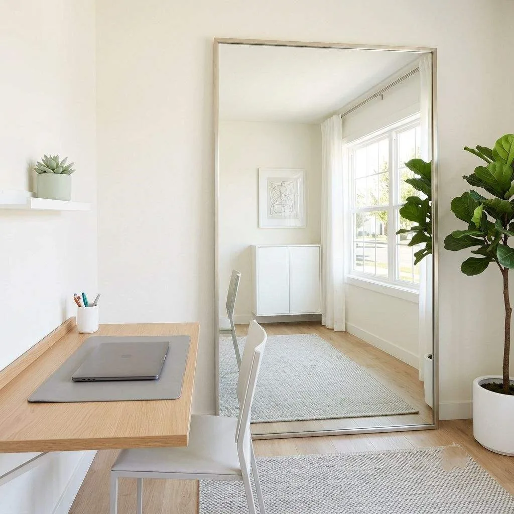 Use Mirrors to Make the Space Feel Larger