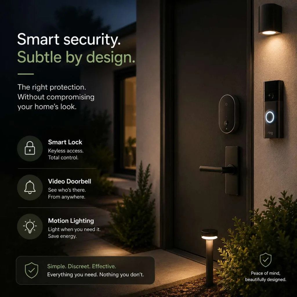 How to Set Up My Home Decoradtech Step 7: Smart Security—Design and Safety Together