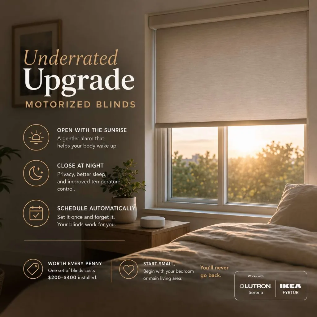 How to Set Up My Home Decoradtech Step 6: Automated Window Treatments—The Underrated Upgrade