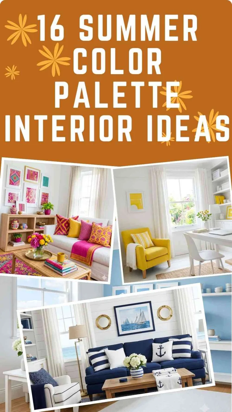 Summer Color Palette Interior Ideas