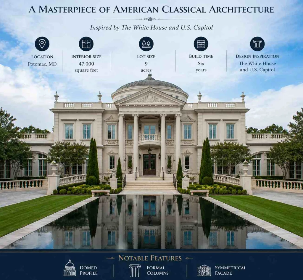 The Largest House in Maryland: Top 5 Massive Estates 3 Largest House in Maryland 2. Norton Manor, Potomac — 47,000 Sq Ft
