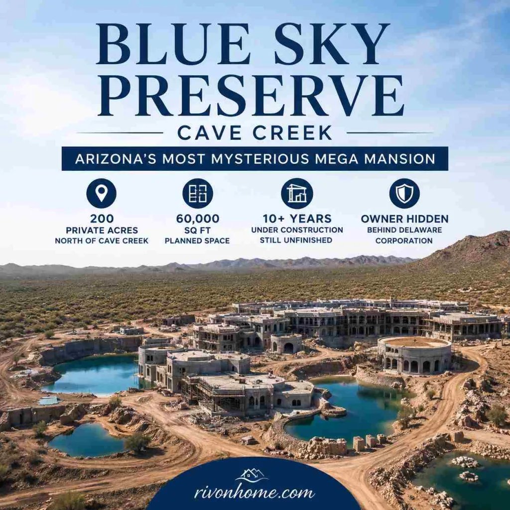 The Biggest House in Arizona: 8 Massive Mansions That Define Desert Luxury 2 7 Biggest House in Arizona Blue Sky Preserve — Cave Creek