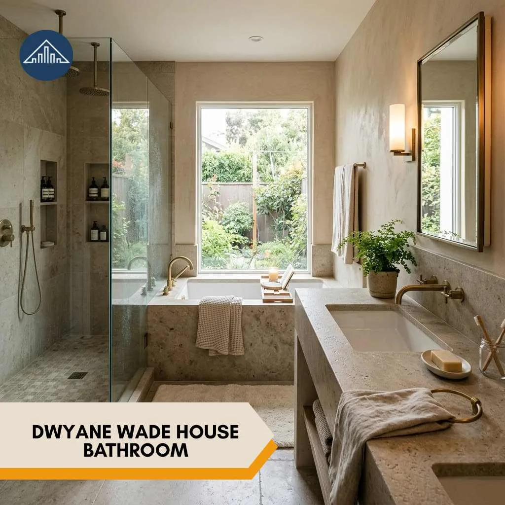 Dwyane Wade House: Inside His $17.9 Million Hidden Hills Mansion 5 Dwyane Wade House bathroom