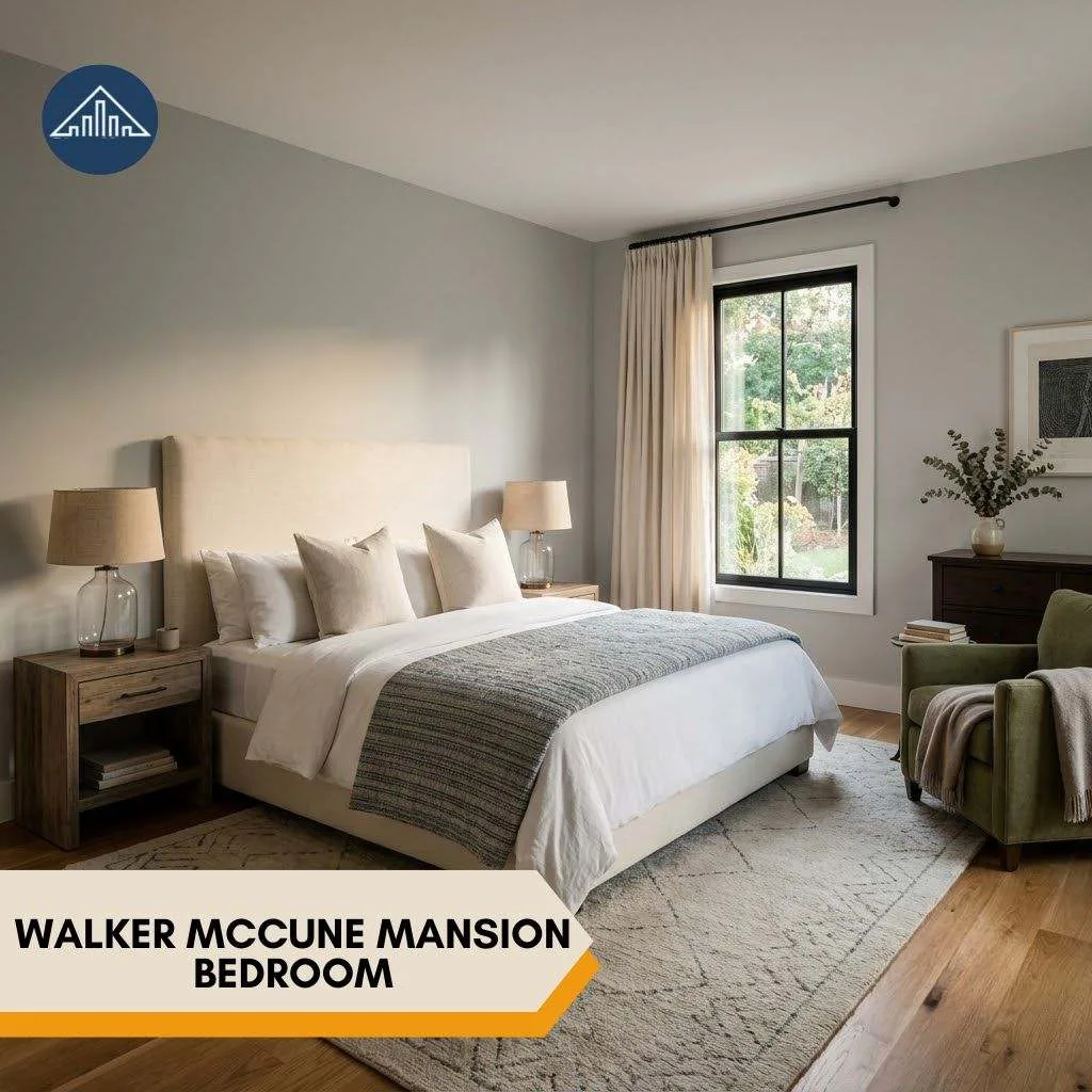 Walker McCune Mansion bedroom