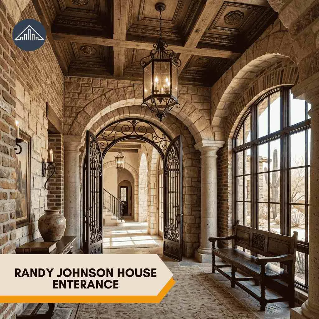 Randy Johnson House: Inside His $25 Million Paradise Valley Mansion 3 Randy Johnson House Arizona enterance