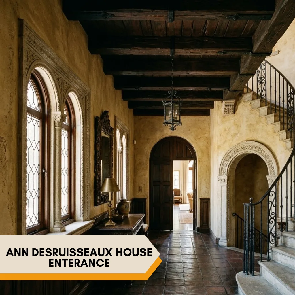 Ann DesRuisseaux House: Inside Her $157M Palm Beach Mansion 3 Ann DesRuisseaux House enterance