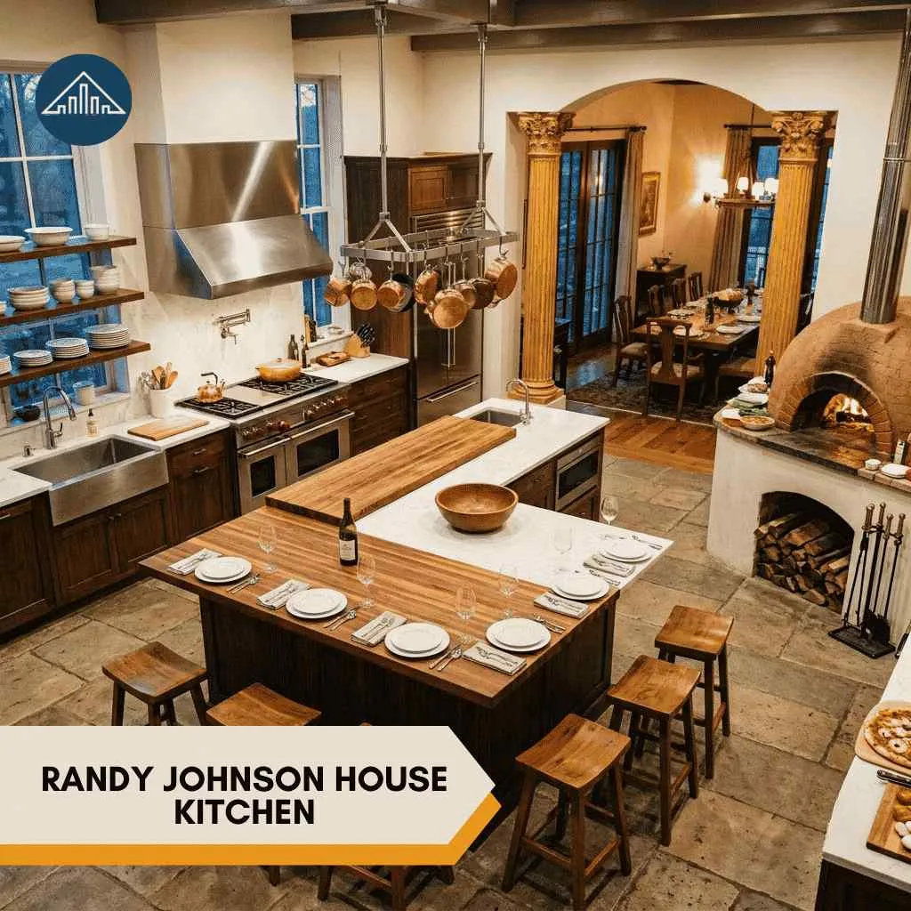 Randy Johnson House: Inside His $25 Million Paradise Valley Mansion 7 Randy Johnson House Arizona kitchen