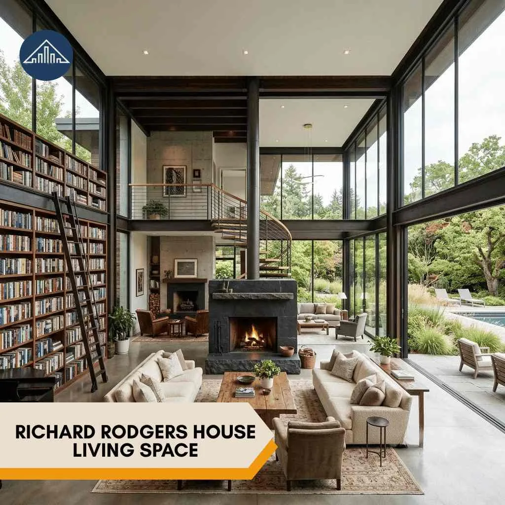 Richard Rodgers House living space