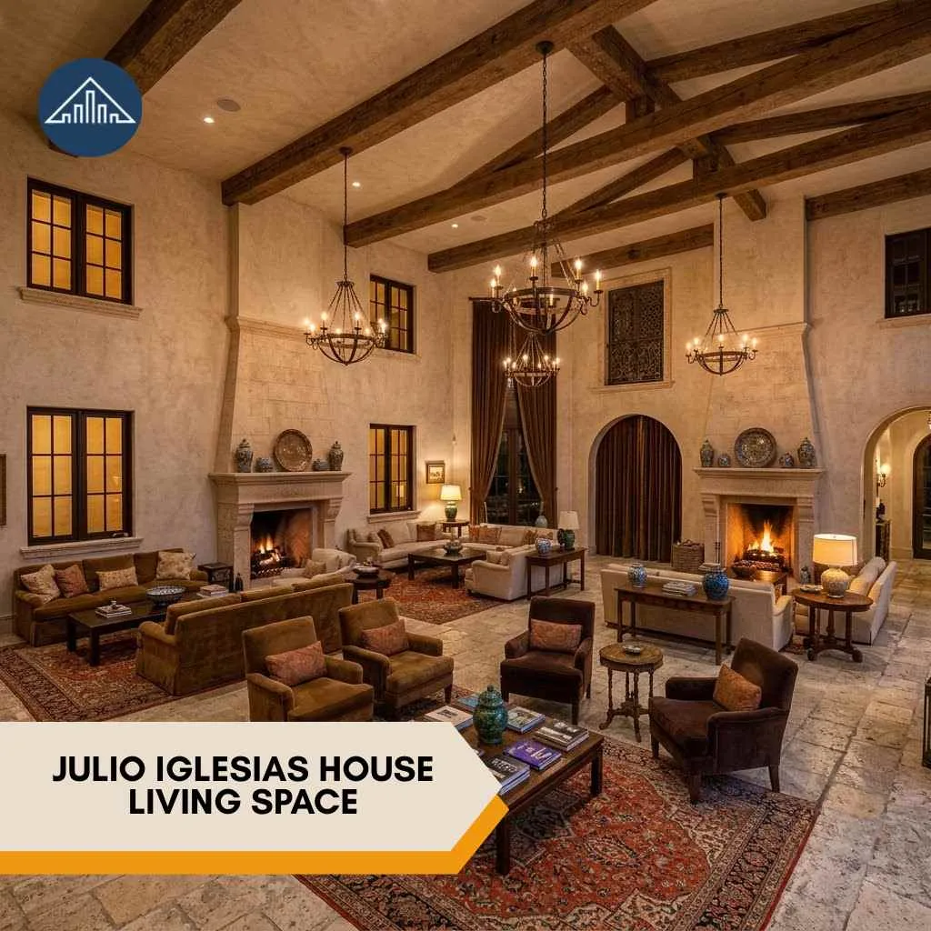 Julio Iglesias House living spaces