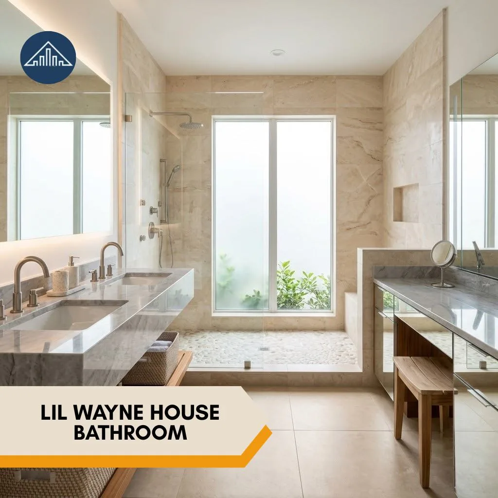 Lil Wayne House bathroom