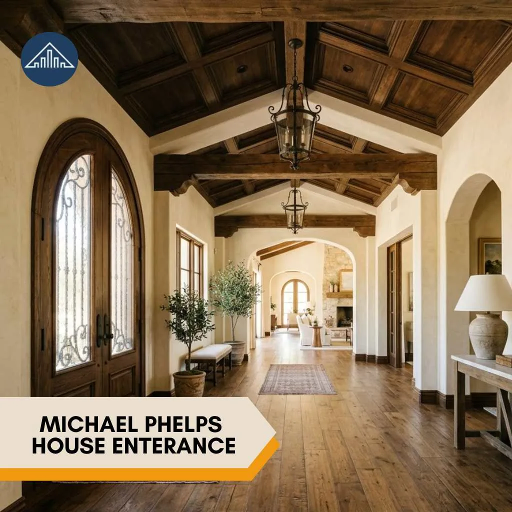 Michael Phelps House: Inside His $6 Million Arizona Mansion 3 Michael Phelps
House Enterance