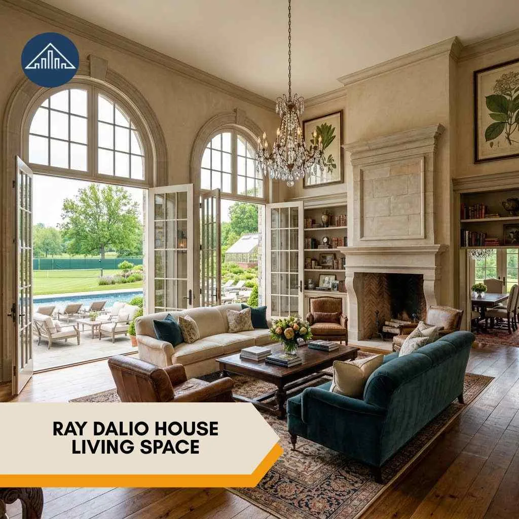Ray Dalio House living spaces