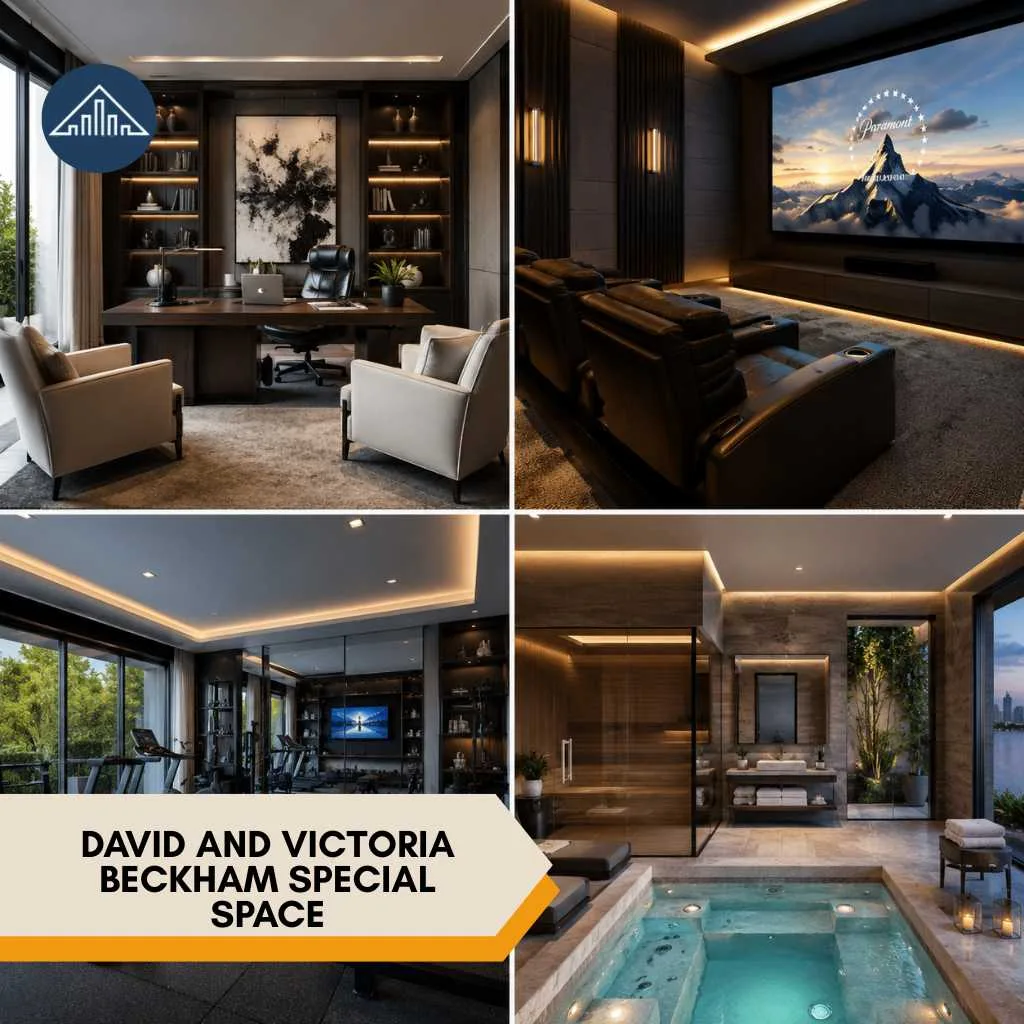 David and Victoria Beckham House special space