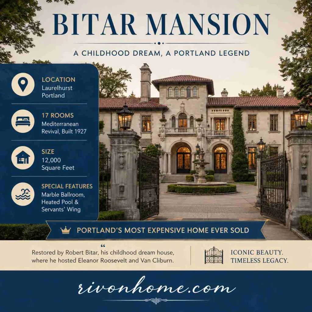 Largest House in Portland and Oregon: 6 Mansions That Define Big Living 4 Largest House in Portland and Oregon Bitar Mansion
