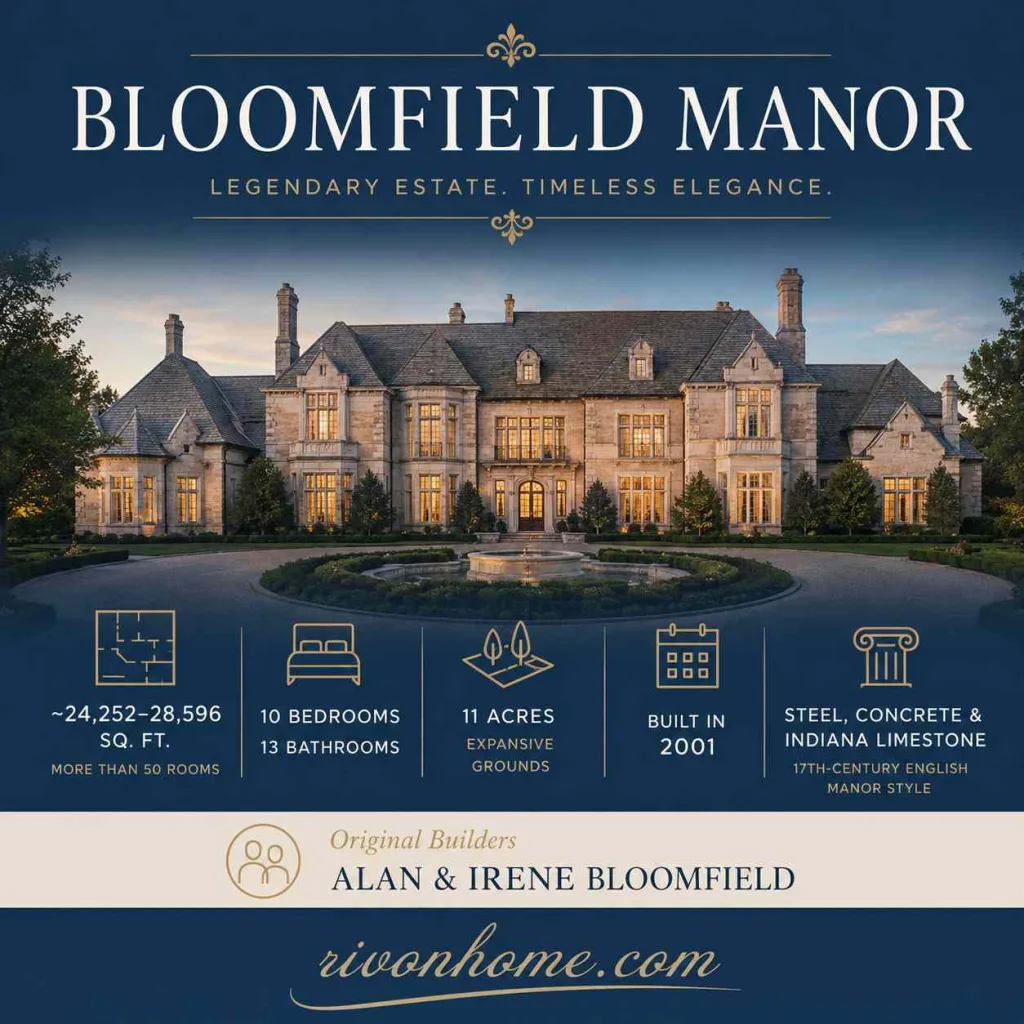 The Largest House in Kentucky: Bloomfield Manor (Plus 3 More Massive Estates) 2 largest house in Kentucky 1 Bloomfield Manor: Size, Price, and Key Facts