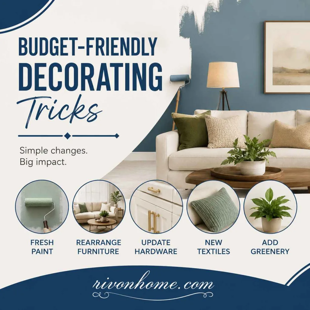 Interior Decoration Tips Budget-Friendly Decorating Tricks