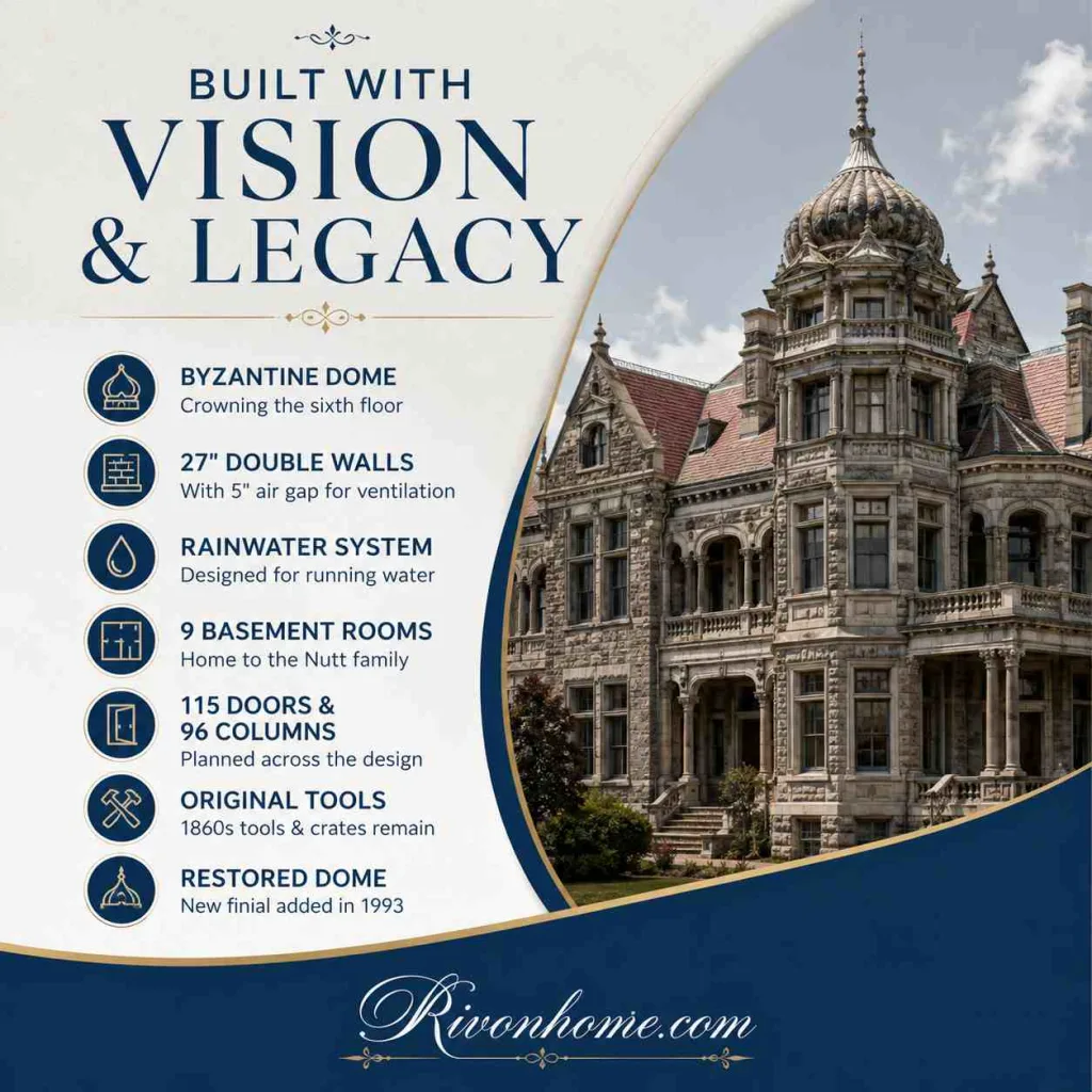 Largest House in Mississippi Inside Longwood: Interior and Other Features