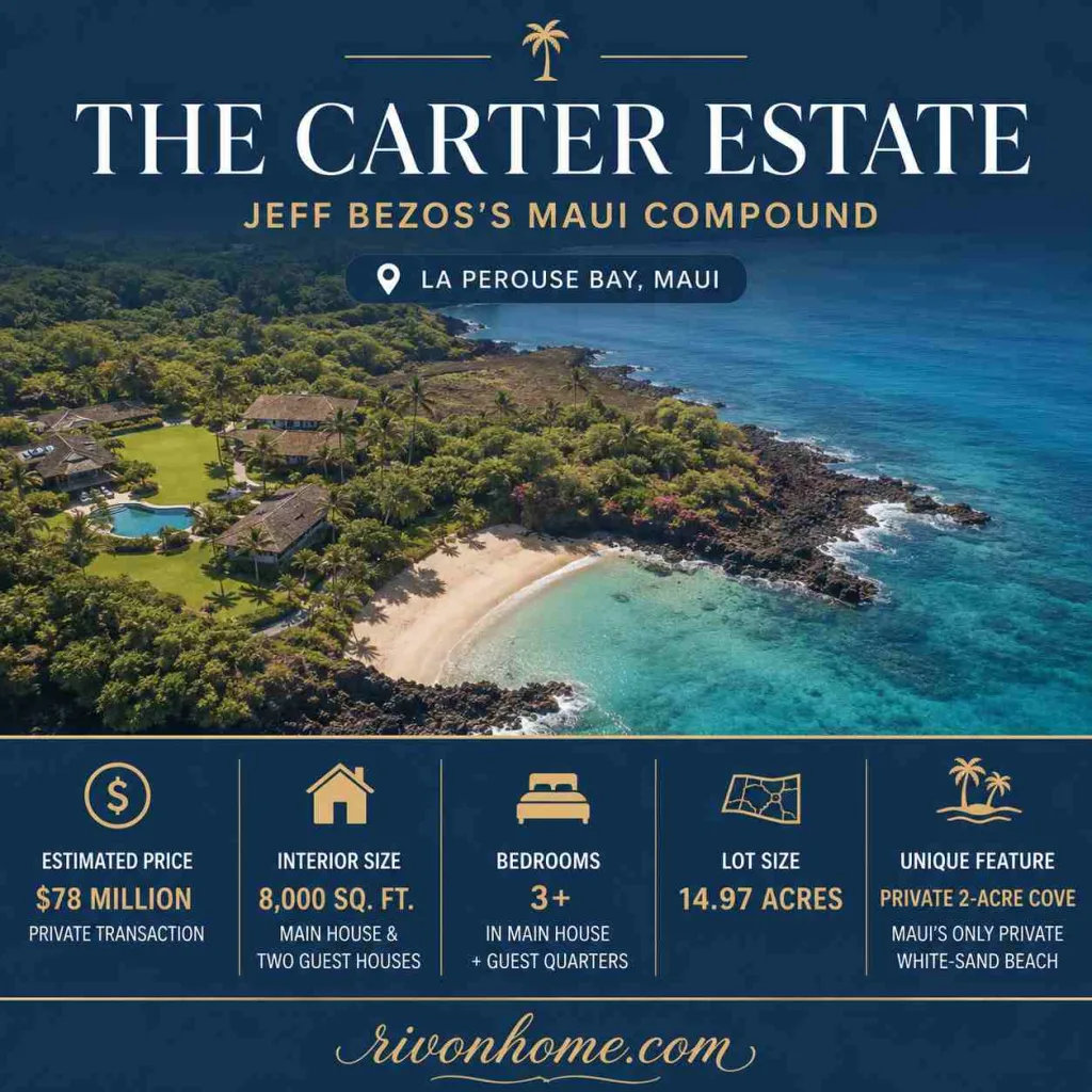 Most Expensive Mansion in Hawaii: Top 7 Luxury Homes Ranked by Price 4 carter compressed 1