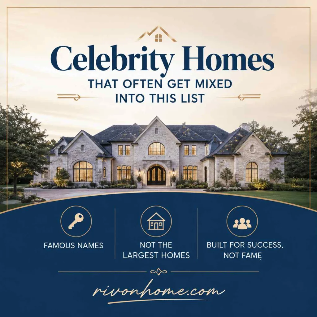 Celebrity Homes That Often Get Mixed Into This List