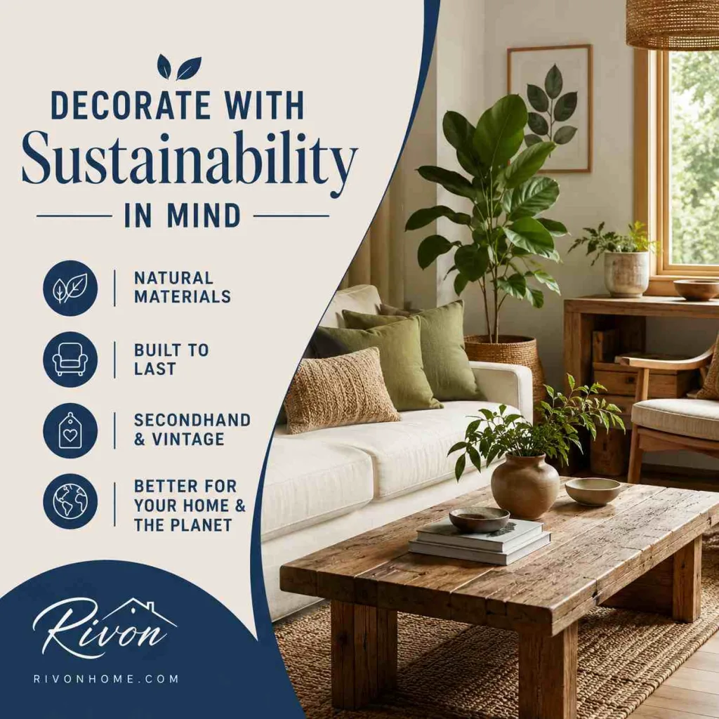 Interior Decoration Tips Decorate With Sustainability in Mind