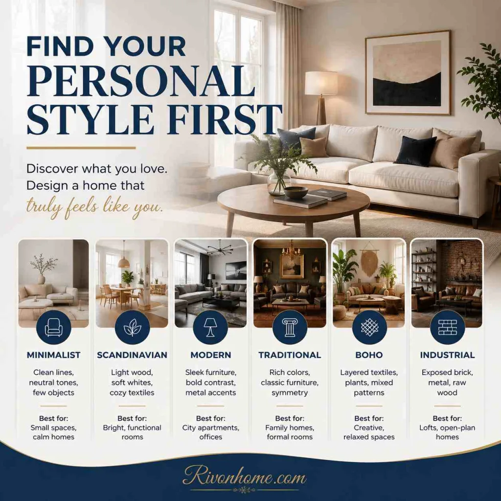 Interior Decoration Tips Find Your Personal Style First