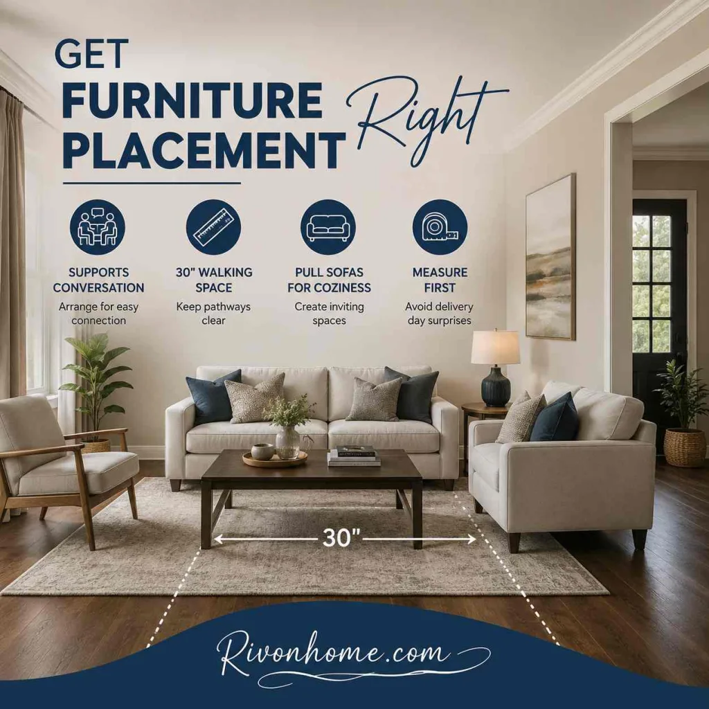 Interior Decoration Tips Get Furniture Placement Right