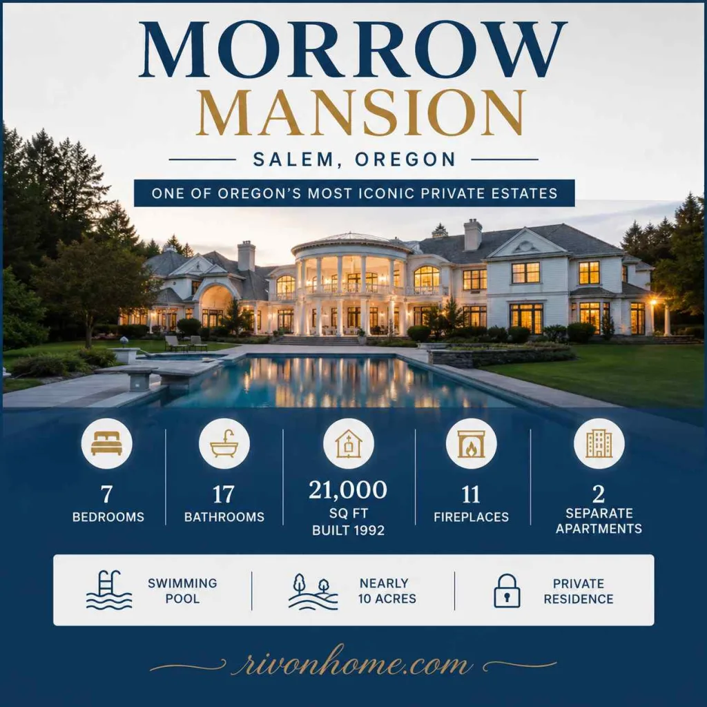 Largest House in Portland and Oregon: 6 Mansions That Define Big Living 6 Largest House in Portland and Oregon Morrow Mansion