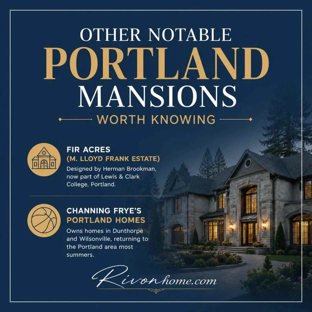 Largest House in Portland and Oregon: 6 Mansions That Define Big Living 8 Largest House in Portland and Oregon Other Notable Portland Mansions Worth Knowing