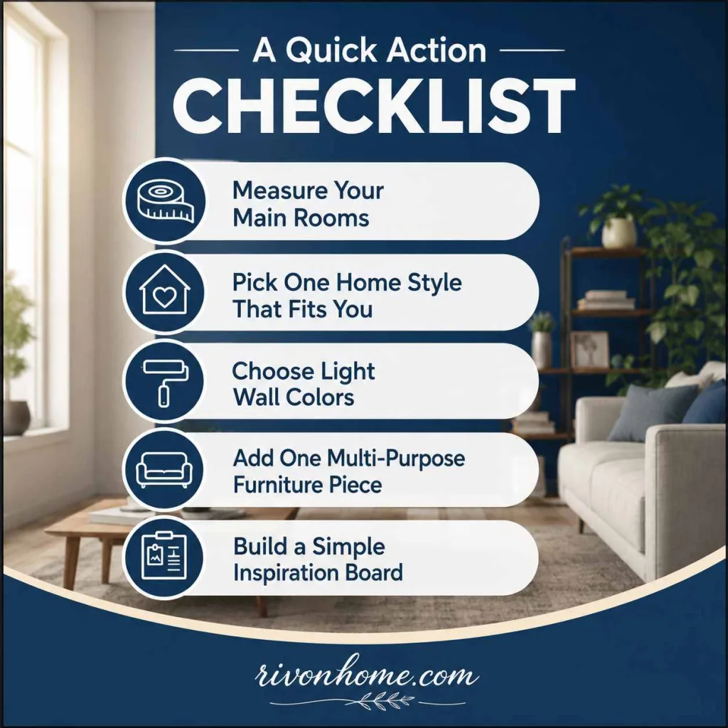 DrHomey Interior Design A Quick Action Checklist