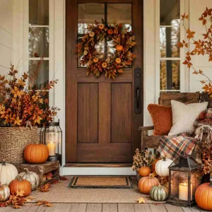 Autumn Entryway Decor Ideas